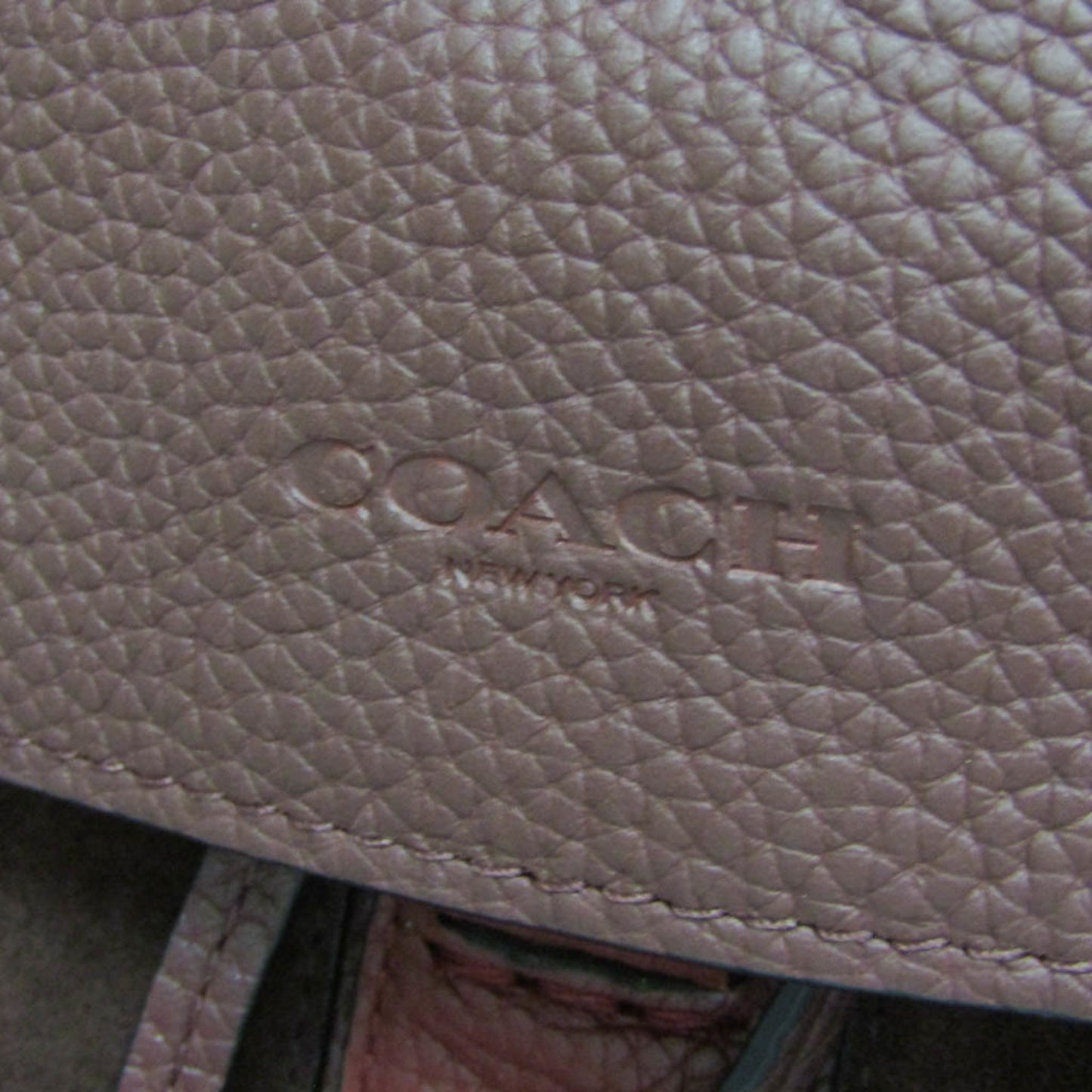Coach Manhattan · Leather & Suede Backpack