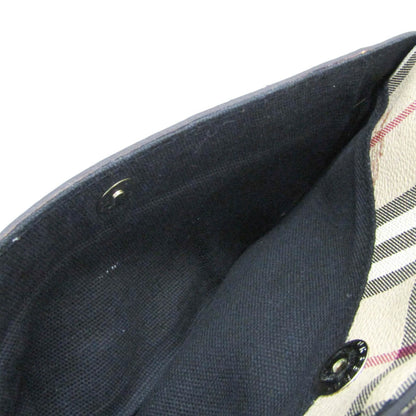 Burberry Novacheck · Coated Canvas Clutch