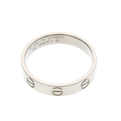 Cartier Mini Love · 18K White Gold · Size 6 (EU 55)
