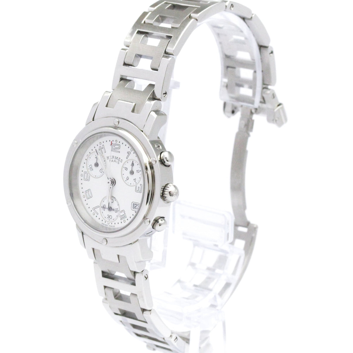 Hermes Clipper Chronograph · Steel