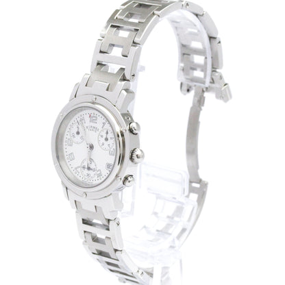 Hermes Clipper Chronograph · Steel