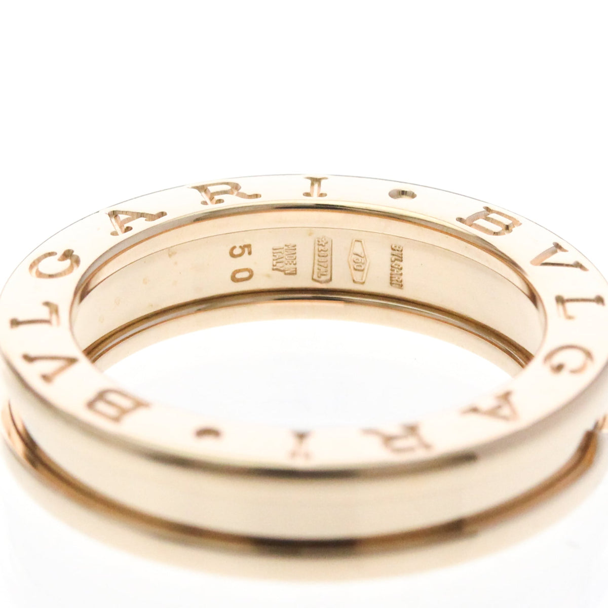 Bvlgari B.zero1 XS · 18K Yellow Gold · Size 5.25 (EU 53.13)