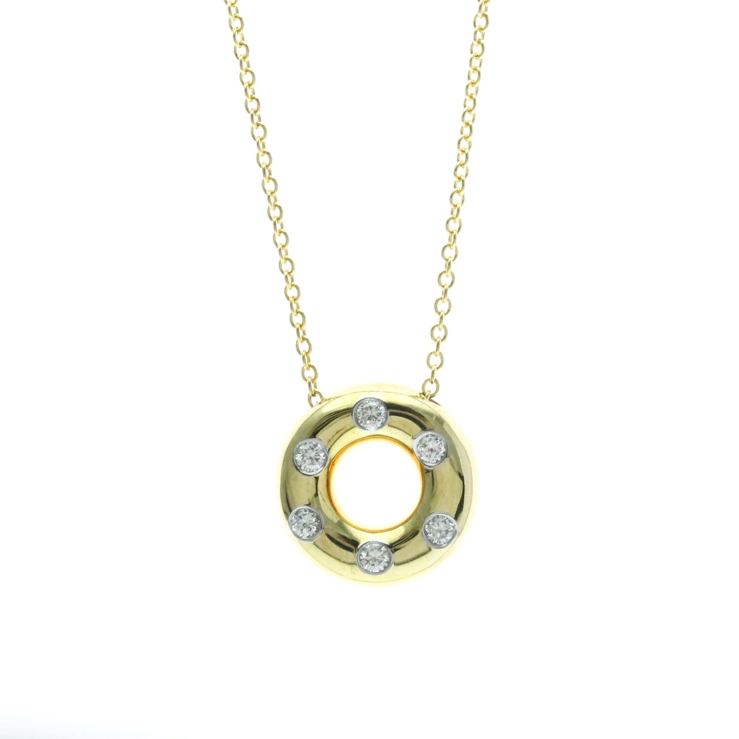 Tiffany Dots Circle · Diamond · Platinum