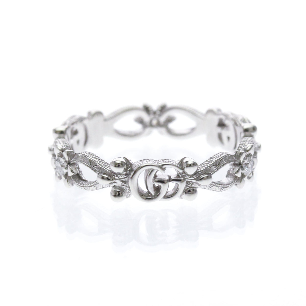 Gucci Flora Diamond · 18K White Gold