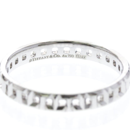 Tiffany T True · 18K White Gold · Size 10 (EU 65)