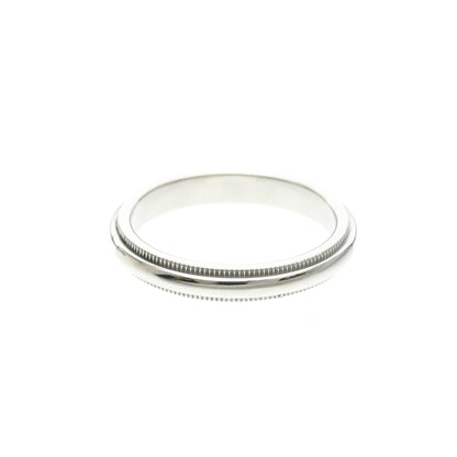 Tiffany Milgrain · Platinum