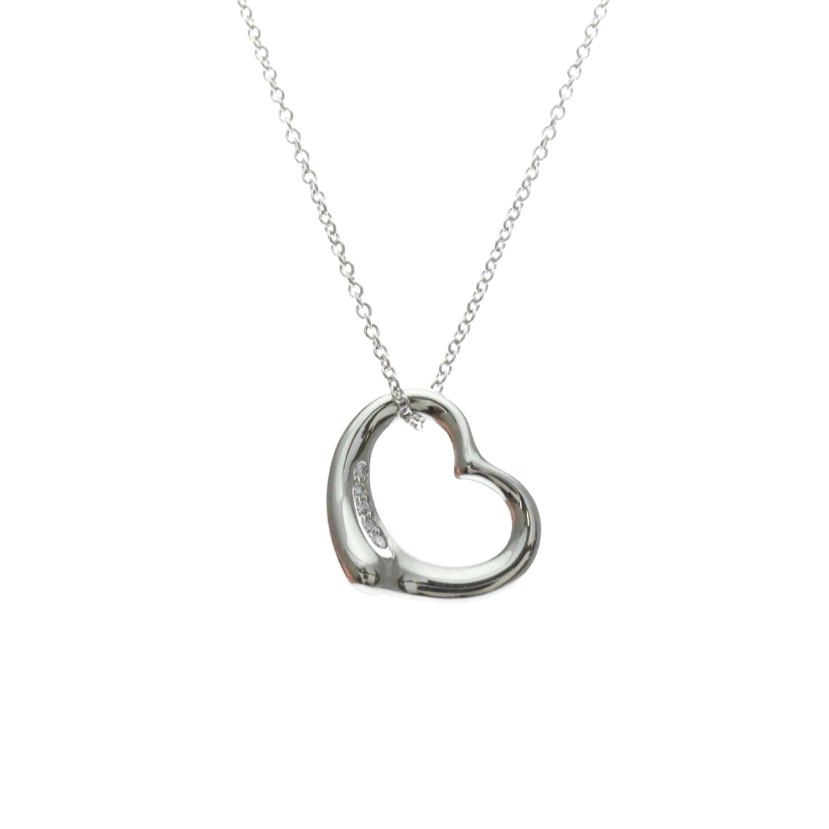 Tiffany Open Heart · Platinum · Diamond