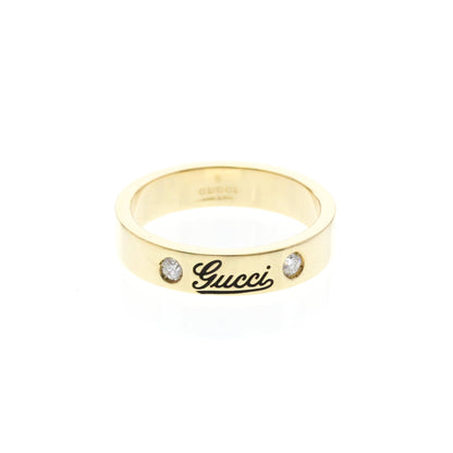 Gucci Icon · Diamond Band · 18K Yellow Gold