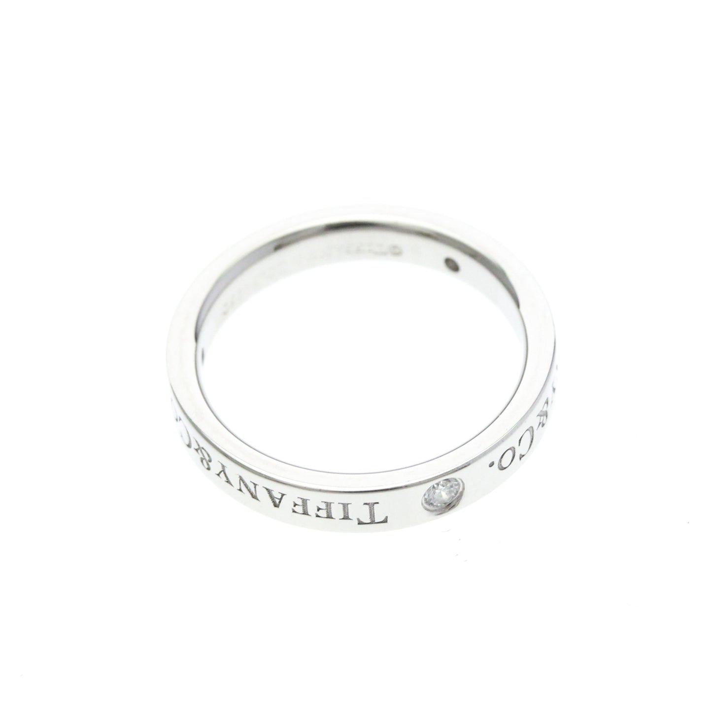 Tiffany Three Diamond · Platinum