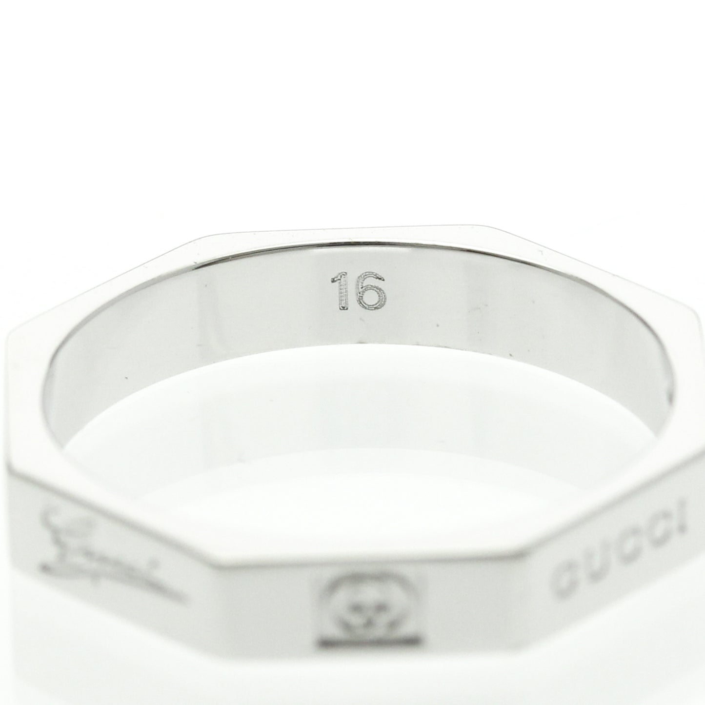 Gucci Octagonal · 18K White Gold