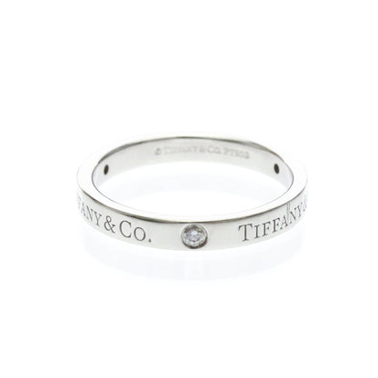 Tiffany Flat Band · Diamonds · Platinum