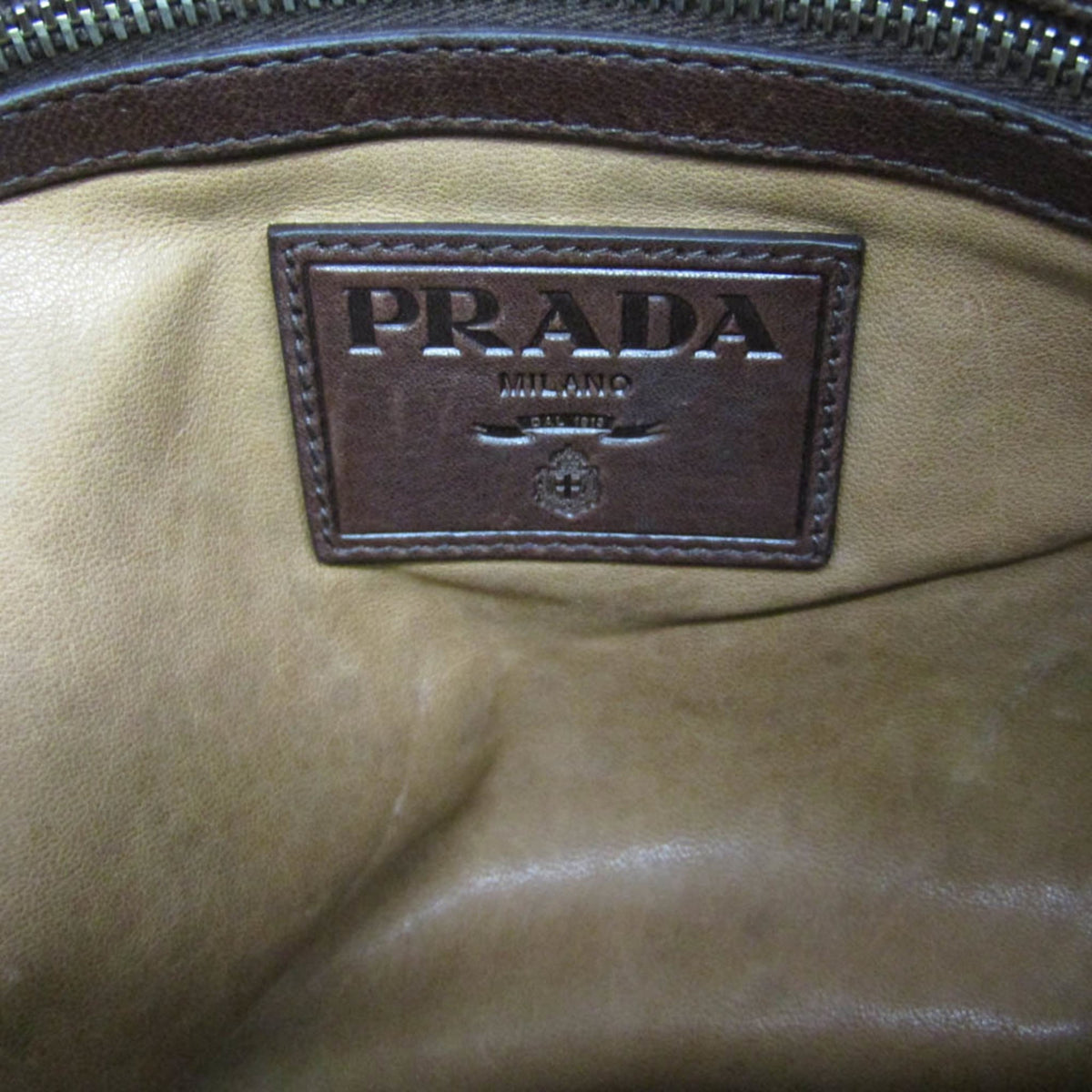 Prada Triangle Logo · Leather Messenger