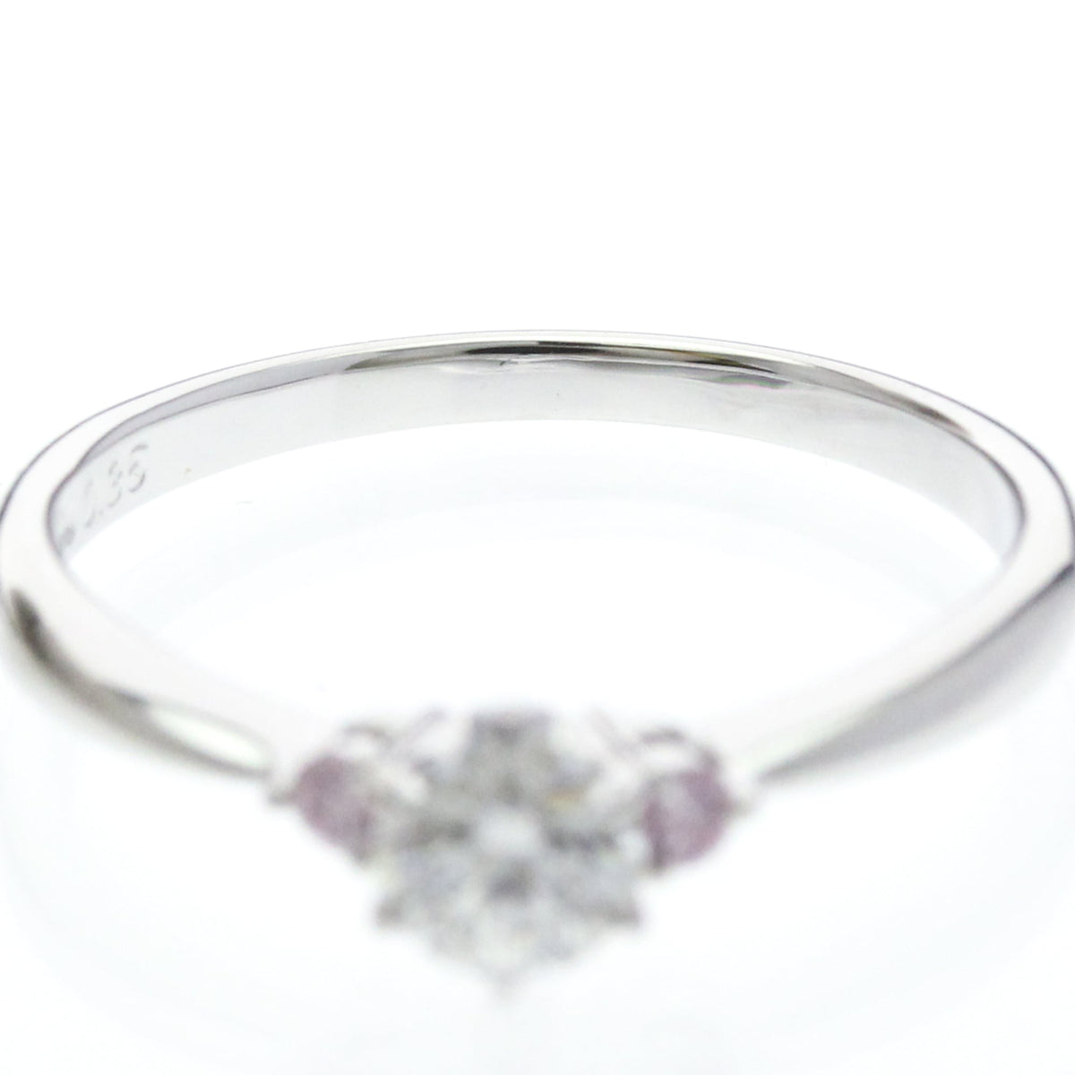 Tasaki Diamond · Platinum · Solitaire · Size 6 (EU 55)
