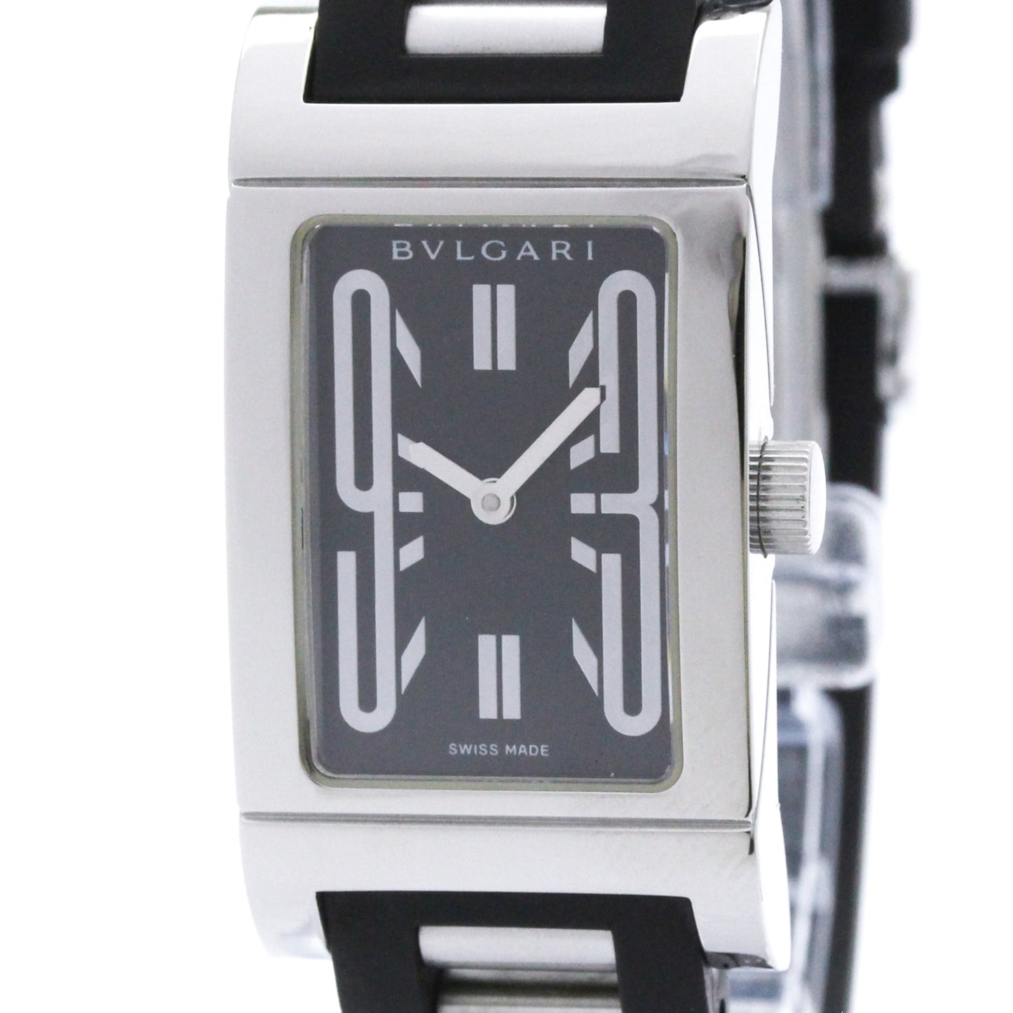 Bvlgari Rettangolo · Steel · Quartz