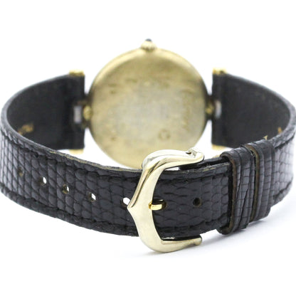 Cartier Must Vendome · Gold Plated · Quartz