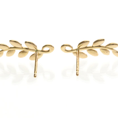Tiffany Olive Leaf · Rose Gold Studs