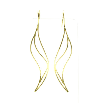 Tiffany Wave · 18K Yellow Gold · Earrings