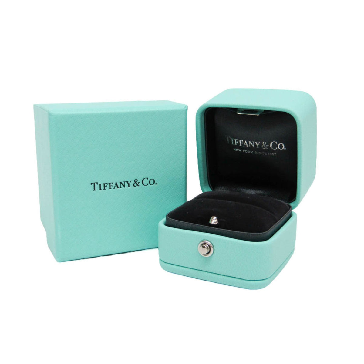 Tiffany T True Narrowing · 18K White Gold · Size 5 (EU 52.5)