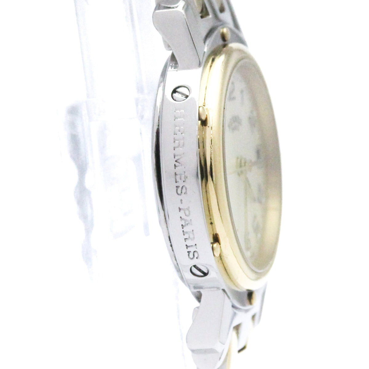 Hermès Clipper · Gold Plated Steel · Quartz