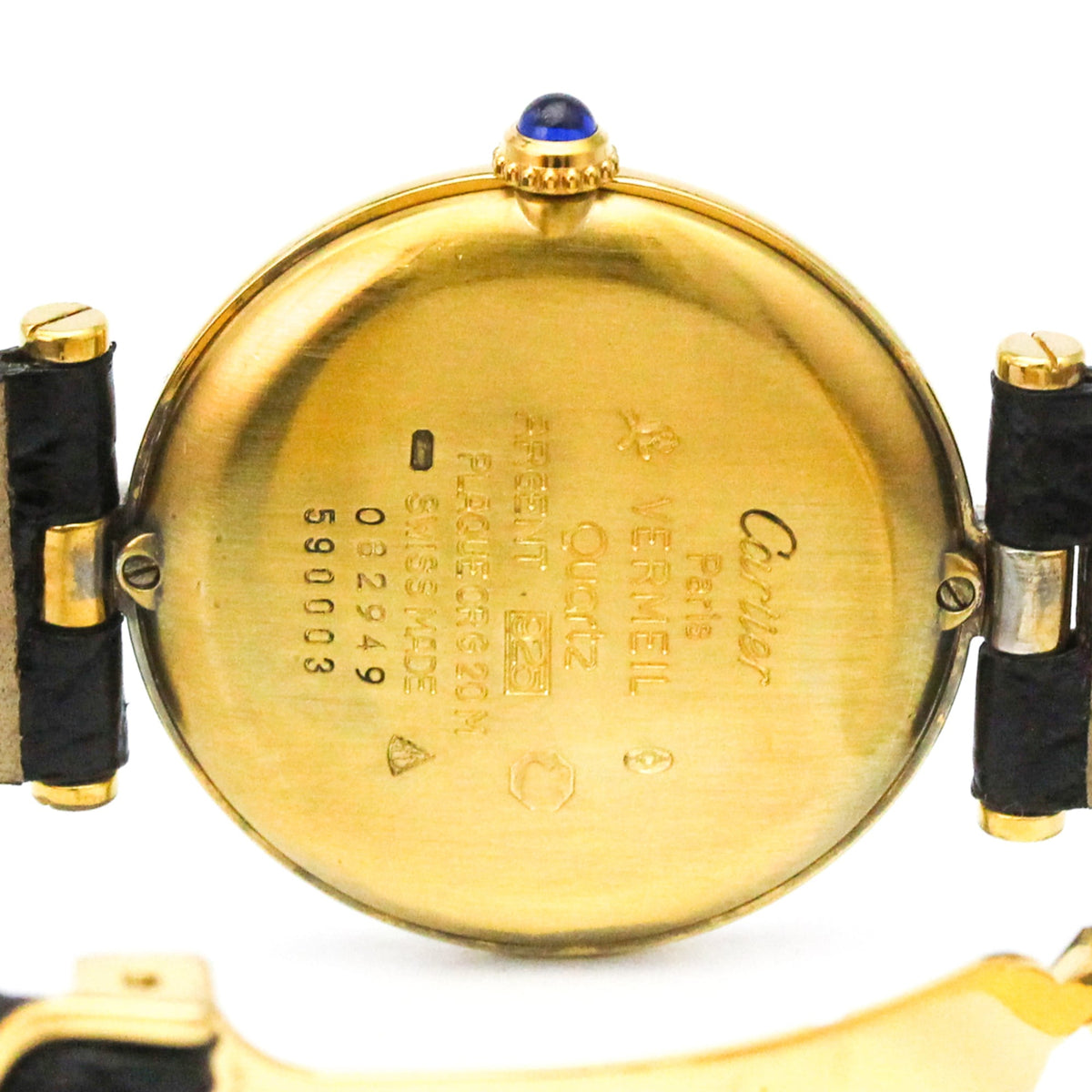 Cartier Must Vendome · Gold Plated · Quartz