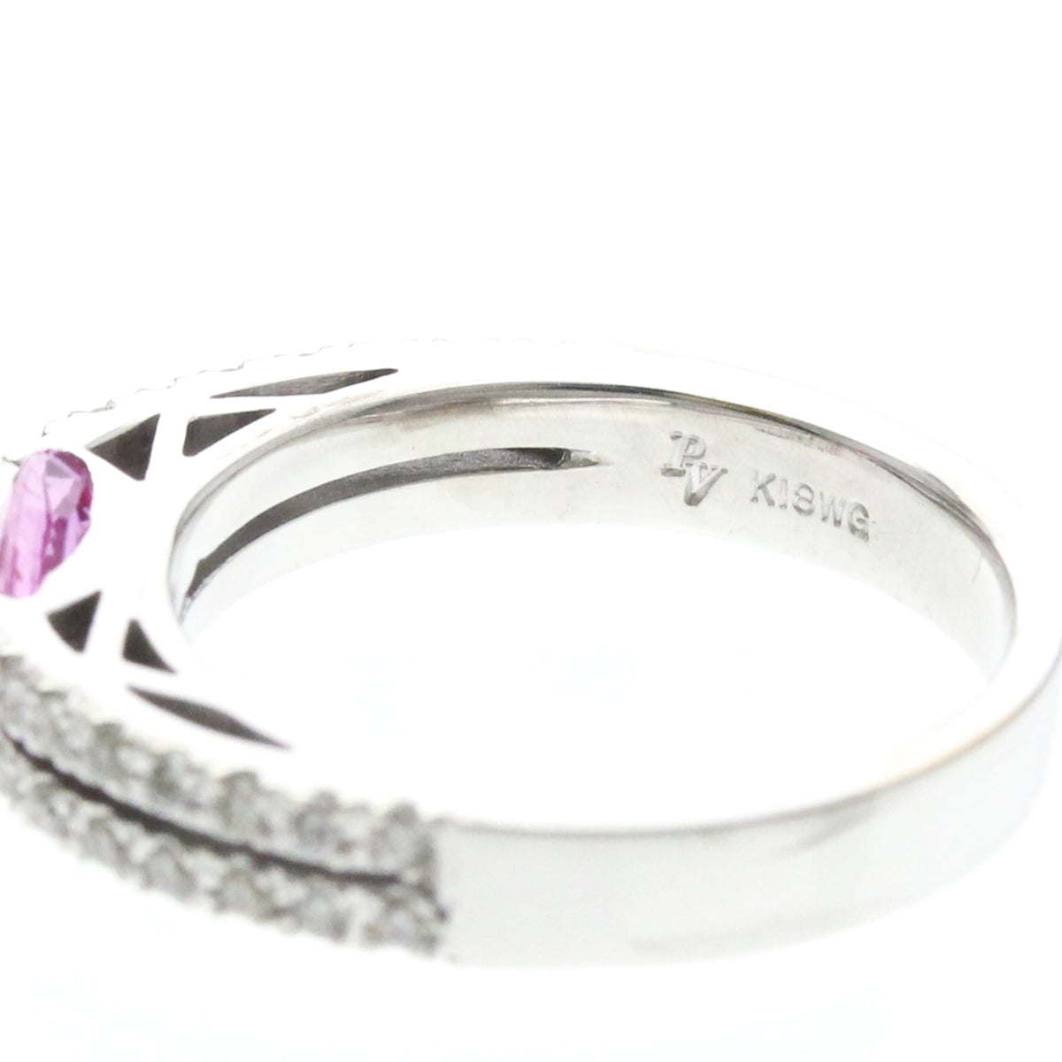 Ponte Vecchio · Sapphire & Diamond · 18K · Size 5.2 (EU 50.5)