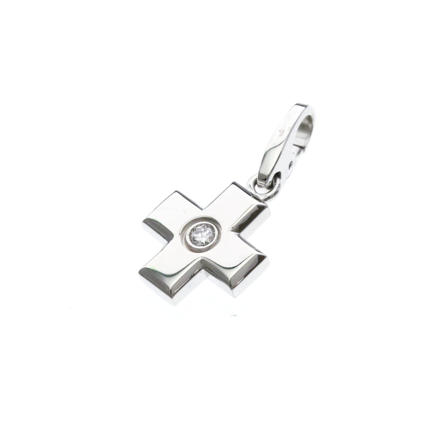 Cartier Cross · 18K White Gold · Diamond