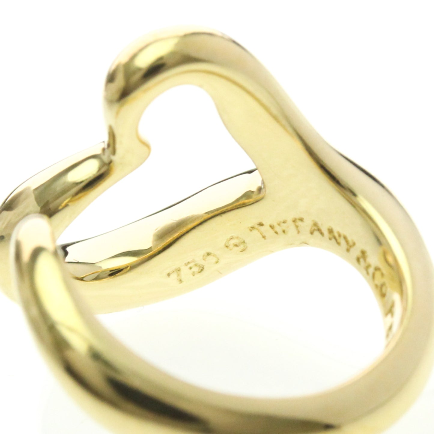 Tiffany Open Heart · 18K Yellow Gold