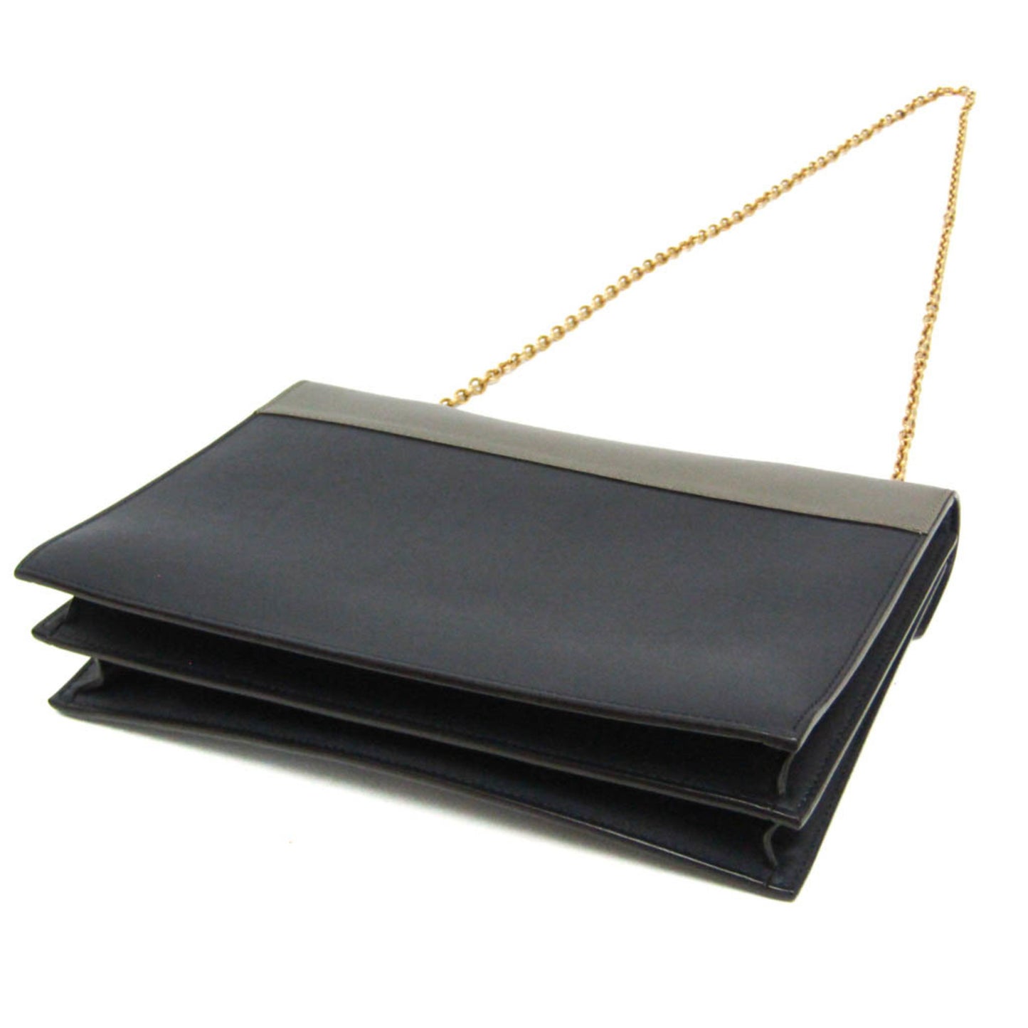 Celine Chain Flap · Tricolor Leather