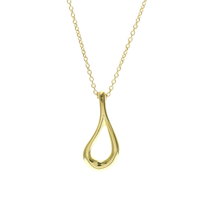 Tiffany Open Teardrop · 18K Yellow Gold