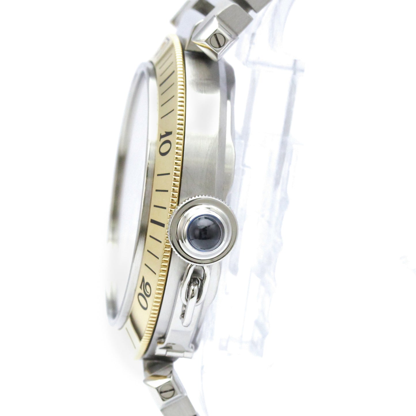 Cartier Pasha 38 · 18K Yellow Gold · Steel