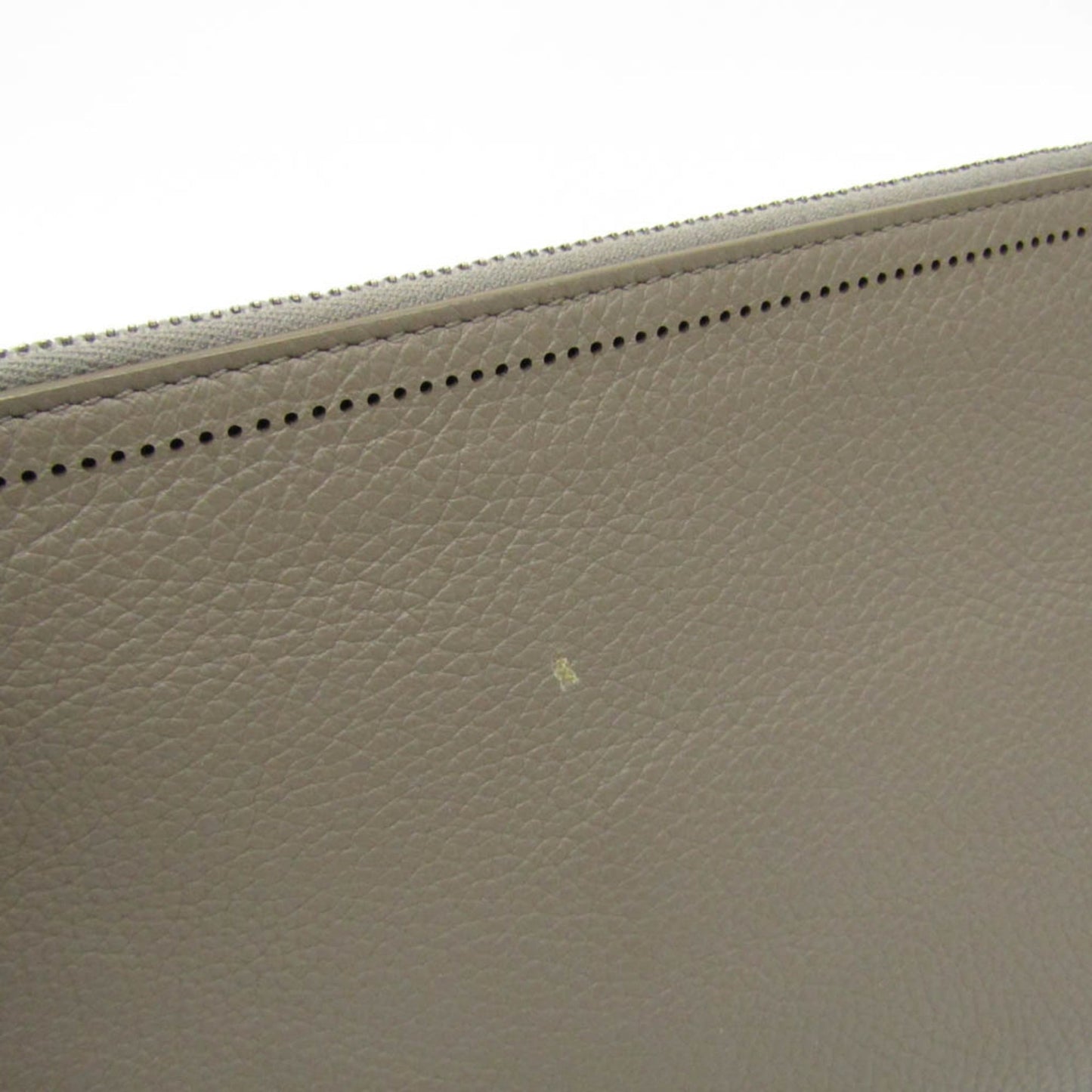 Balenciaga Classic · Greige Leather Clutch