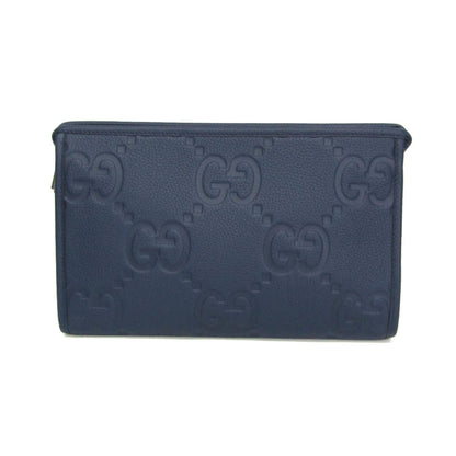 Gucci Jumbo GG · Leather Clutch