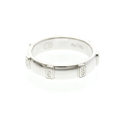Harry Winston HW Logo · Diamond · 18K White Gold
