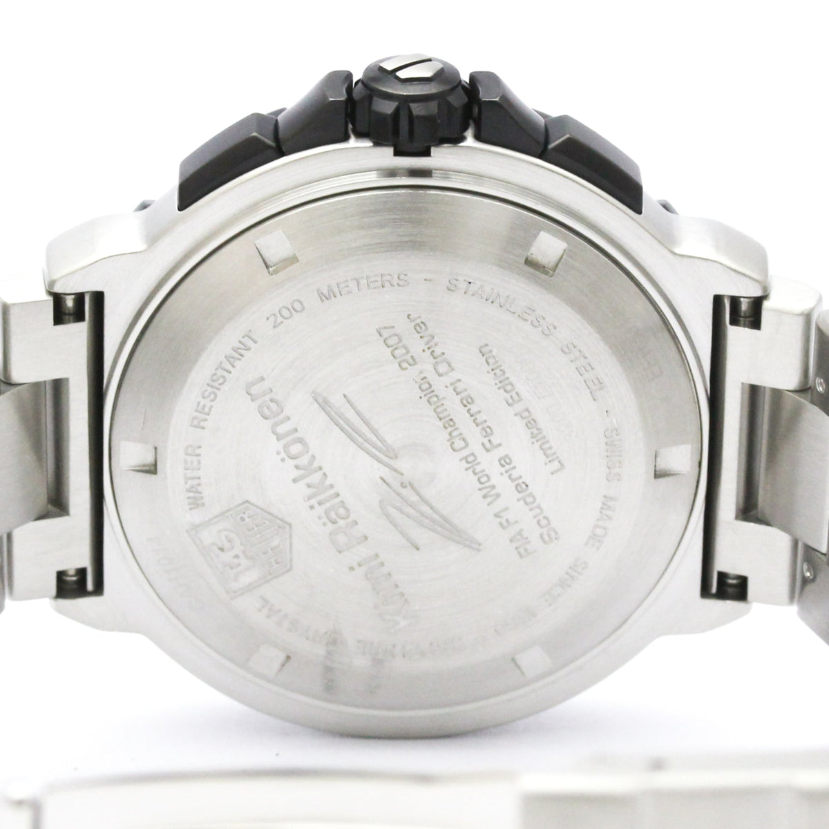 Tag Heuer Formula 1 · Kimi Raikkonen · Steel