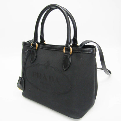Prada Logo Jacquard · Leather