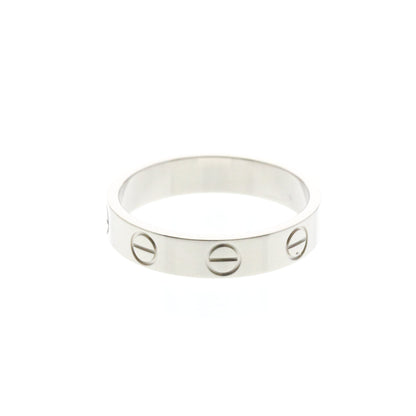 Cartier Mini Love · 18K White Gold · Size 4.75 (EU 51.88)