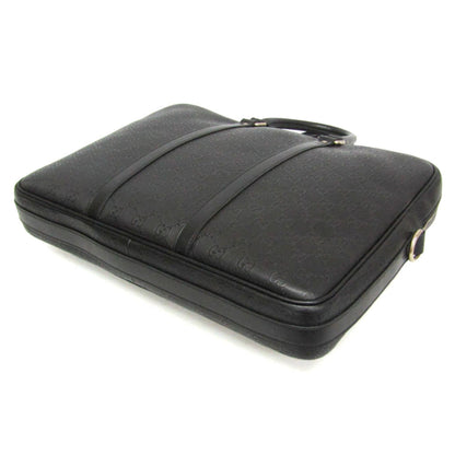 Gucci GG Embossed · Leather Briefcase