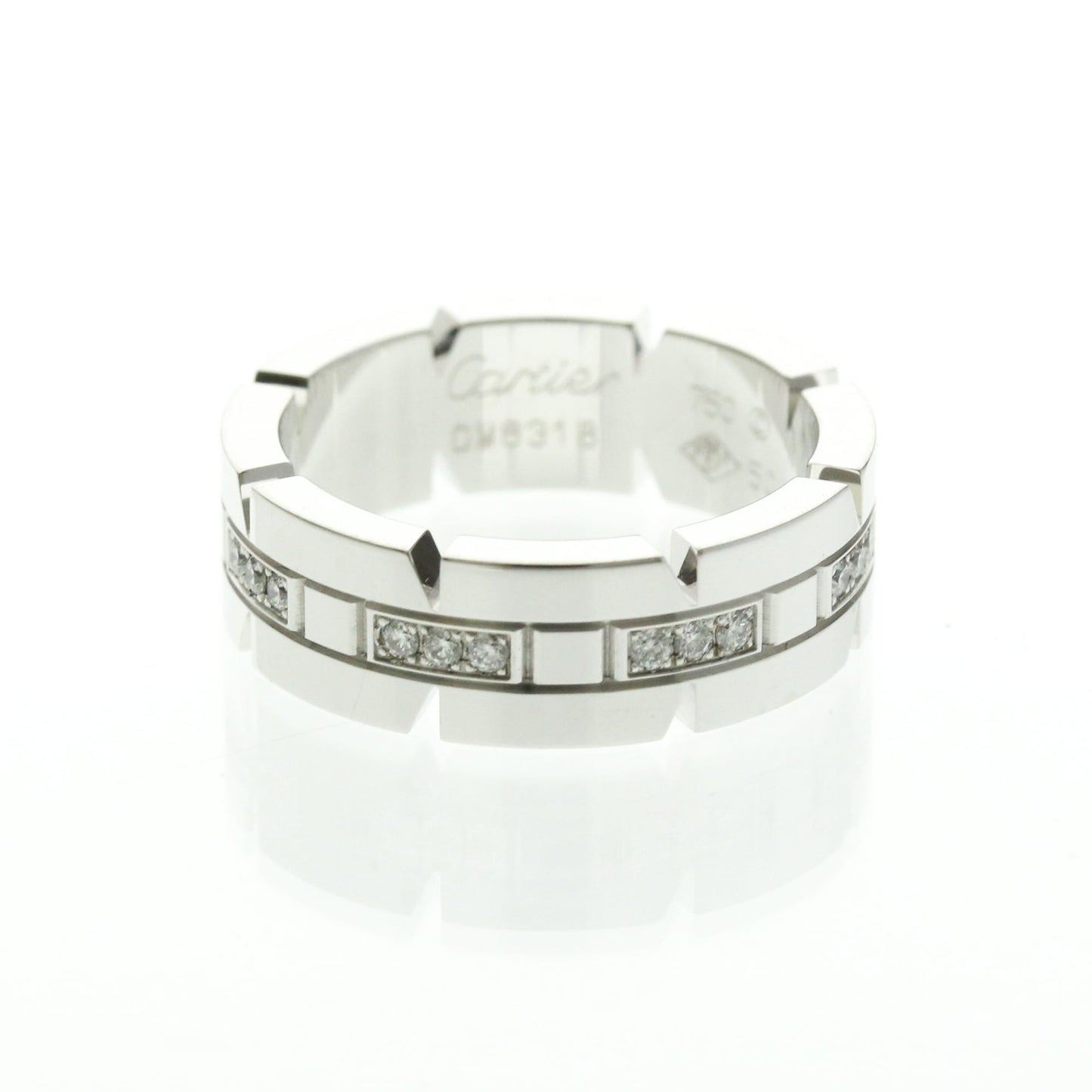 Cartier Tank Française · 18K White Gold · Diamond