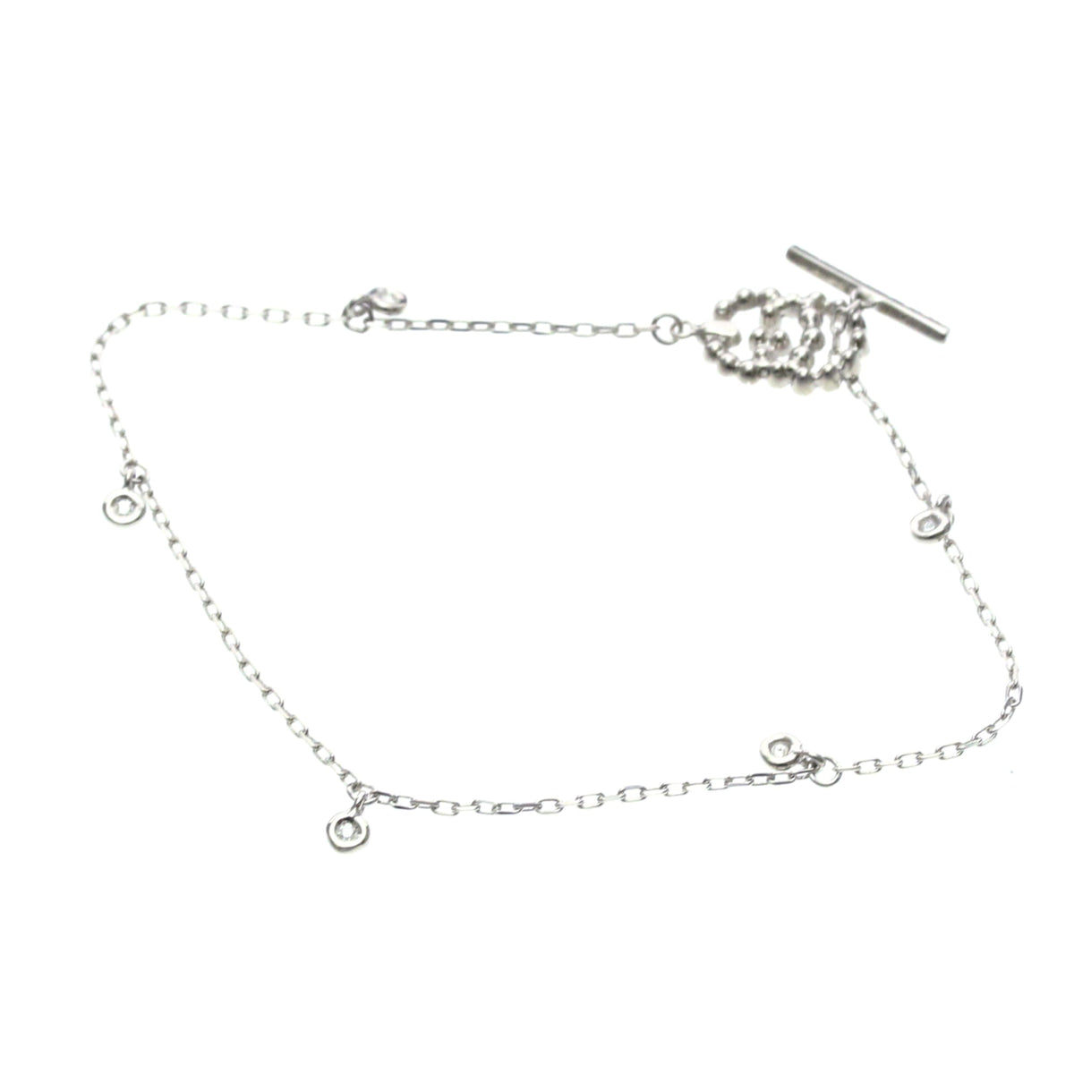 Gucci Double G Diamond · 18K White Gold