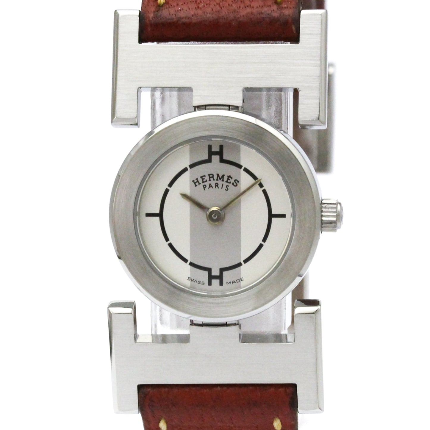 Hermès Paprika · Steel · Quartz