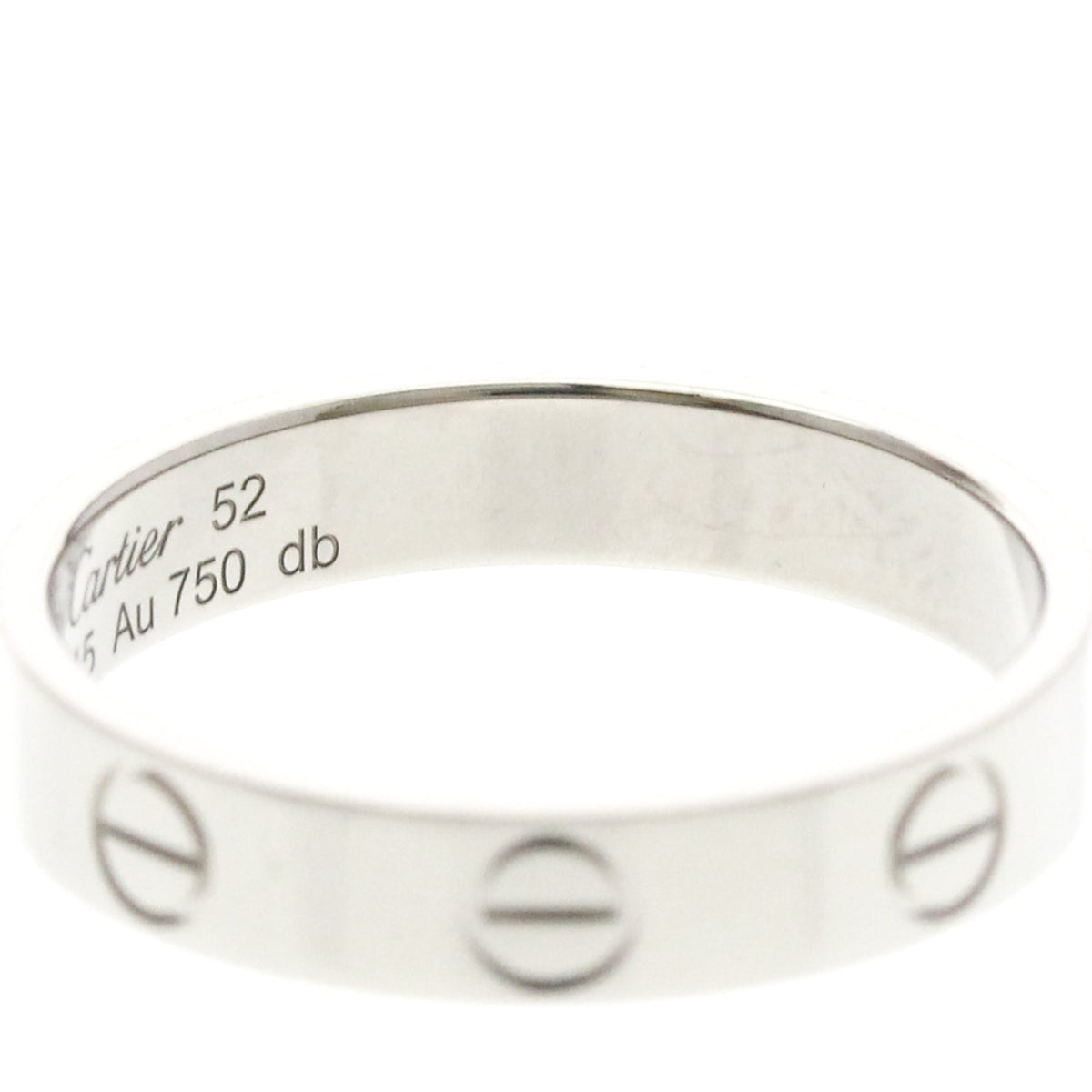 Cartier Mini Love · 18K White Gold · Size 6 (EU 55)
