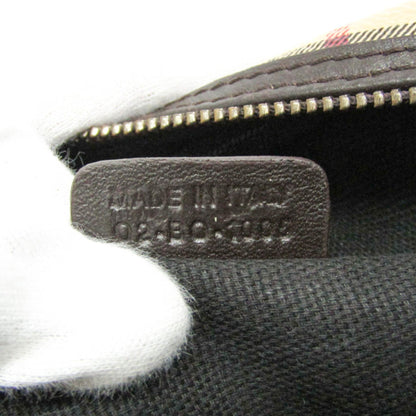 Burberry Novacheck · Coated Canvas Clutch