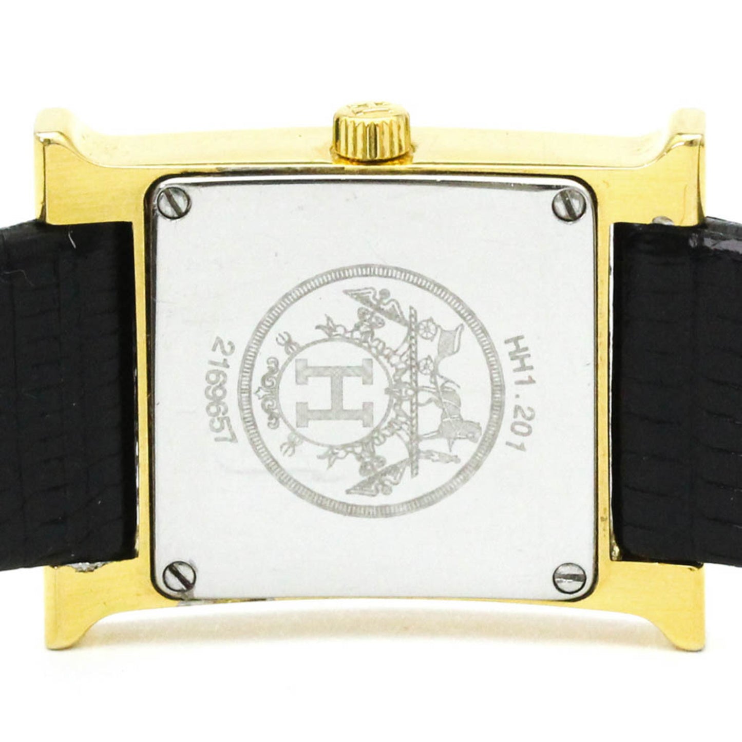 Hermès Heure H · Gold Plated · Leather