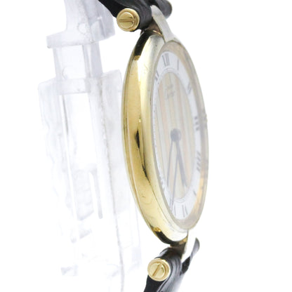 Cartier Must Vendome · Gold Plated · Quartz