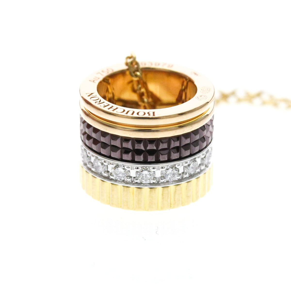 Boucheron Quatre Classic · Tri-Gold · Diamond