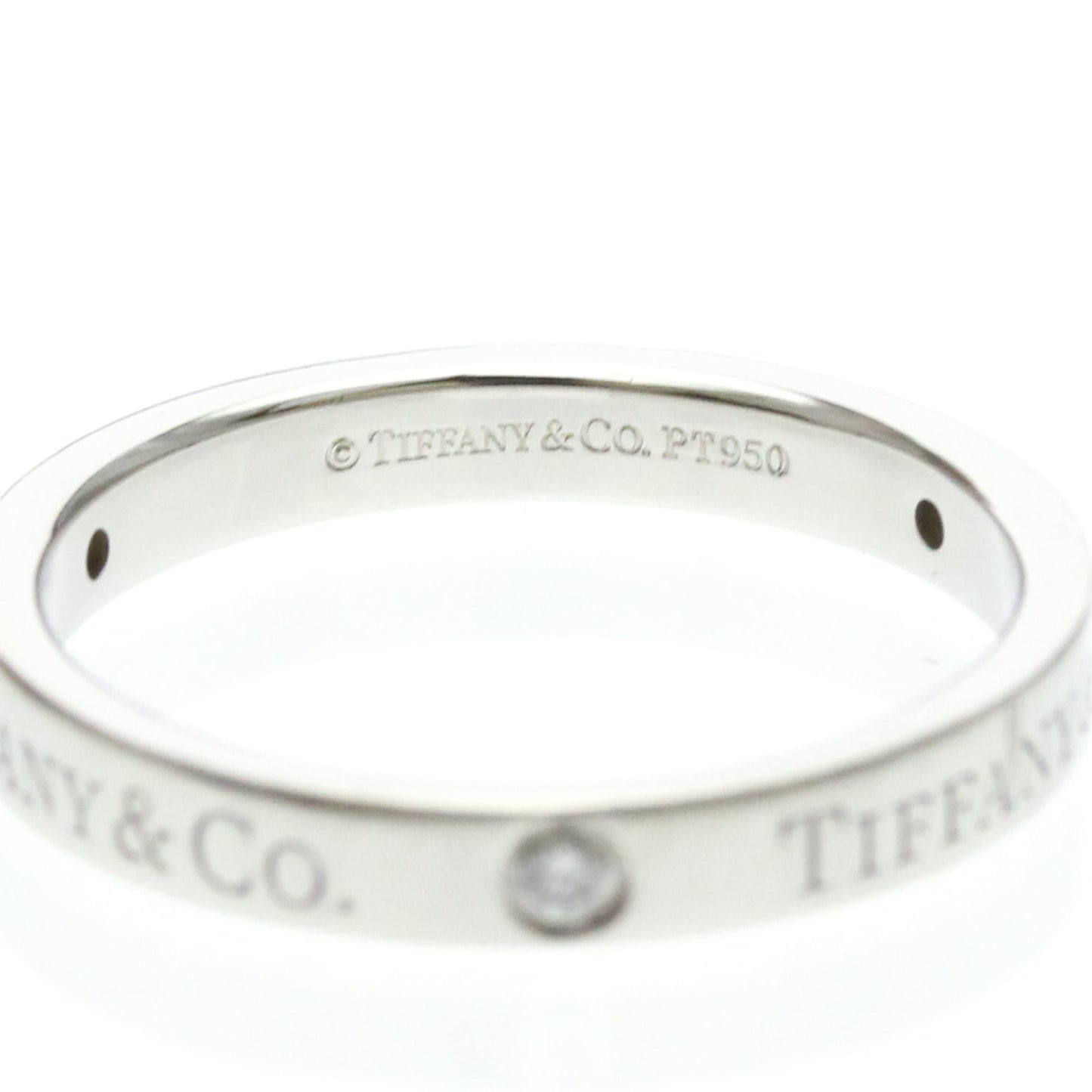 Tiffany Flat Band · Diamonds · Platinum