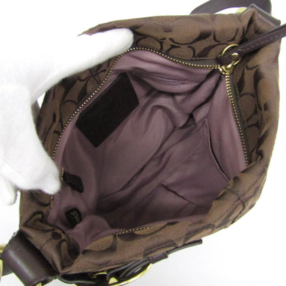 Coach Signature · Canvas & Leather Crossbody