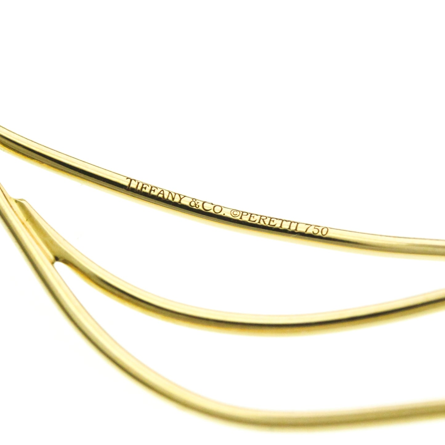 Tiffany Wave · 18K Yellow Gold · Earrings