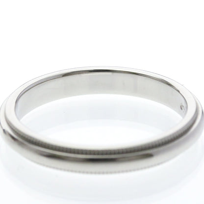 Tiffany Milgrain Band Ring · Platinum