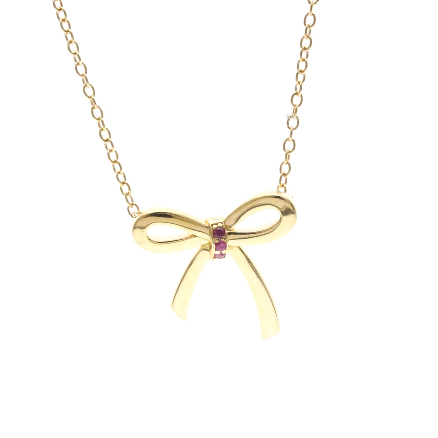 Tiffany Bow Ribbon · Rose Gold · Ruby